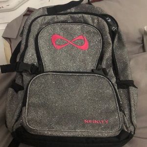 Infinity cheer backpack.